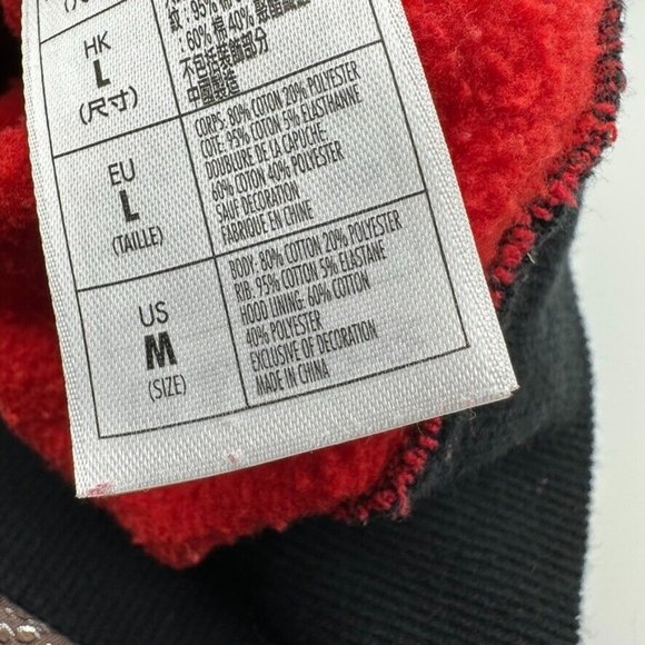 Disney Parks‎ Mickey Mouse Hoodie Adult Medium W/Ears Hooded Jacket Embroidered - Picture 6 of 8